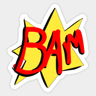 Bam Sticker